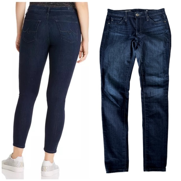 Adriano Goldschmied The Legging Ankle Dark Wash Skinny Stretch Jeans Women’s 26 - Picture 1 of 9